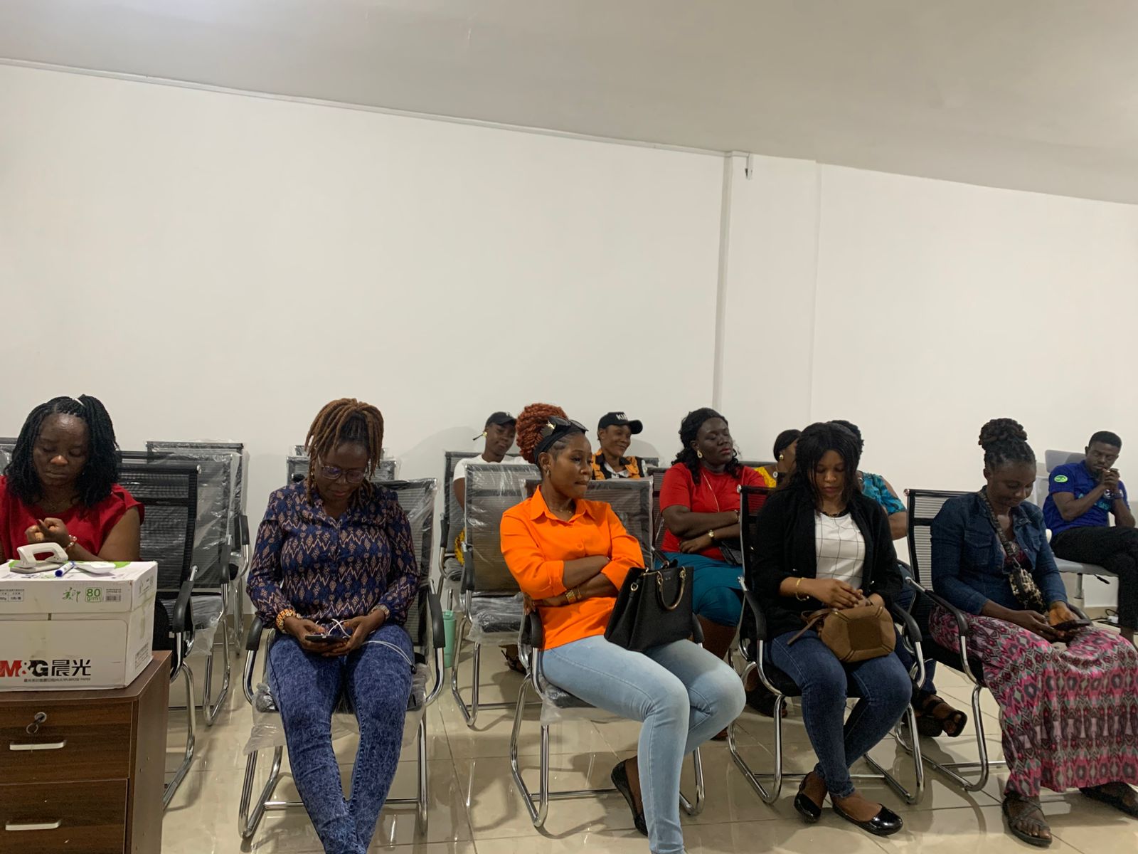 Blue Star Lotto Liberia reception area